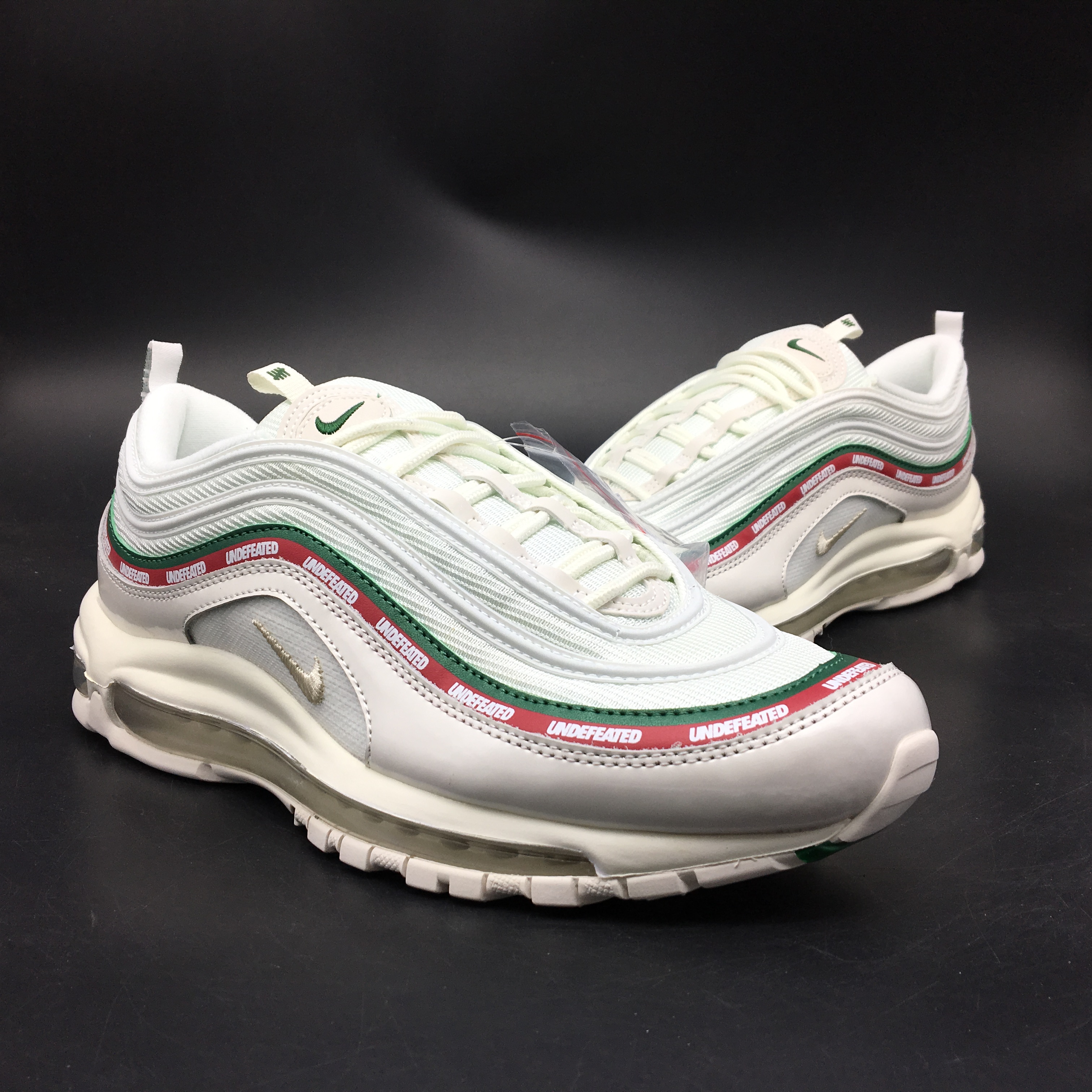 2017 Men Undefeated x Nike Air Max 97 White Colorful - Click Image to Close